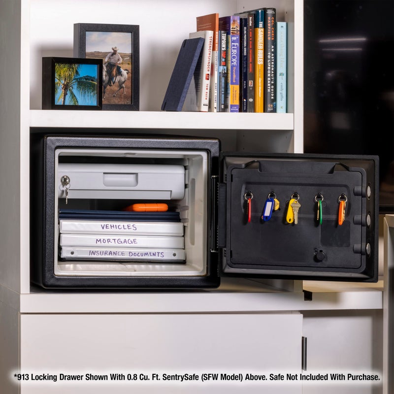 SentrySafe درج قفل SentrySafe لخيارات SFW082 و SFW123، ملحق رف متعدد الوضعيات لخزائن بسعة 0.8 و 1.2 قدم مكعب، 913 - Image 2